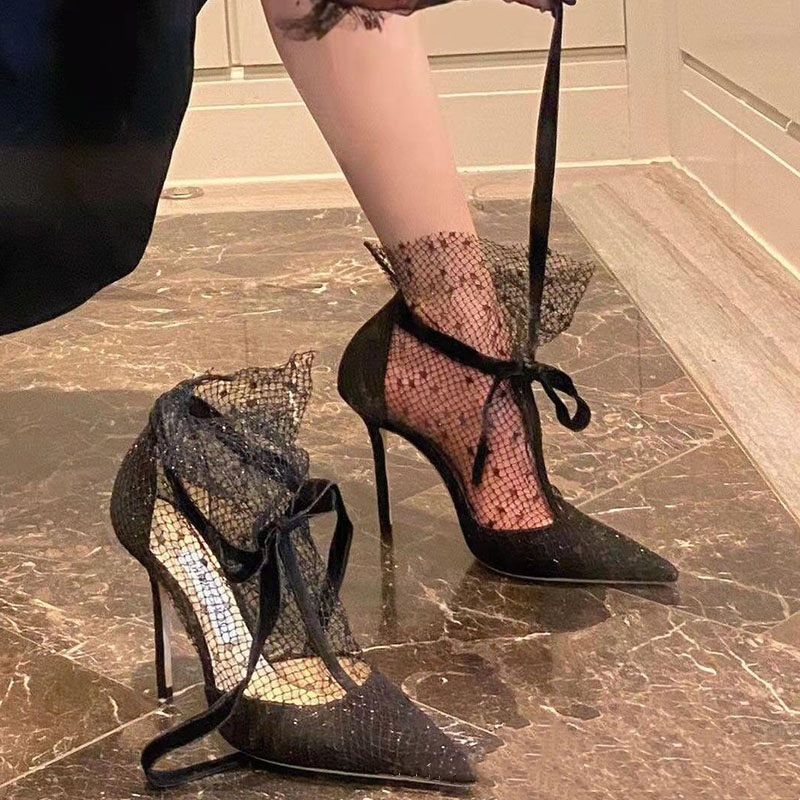 Women'S Fashion Leather Boots - أحذية نسائية جديدة للربيع والصيف بمقدمة