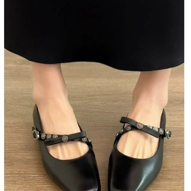 Women'S Fashion Spring Summer 2026 - أحذية ماري جين نسائية بكعب سميك