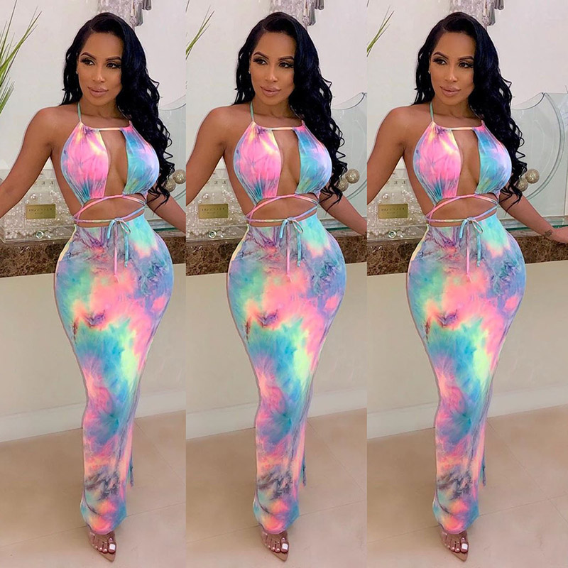 Tie Dye Two Piece - مجموعة مكونة من قطعتين مثيرة من