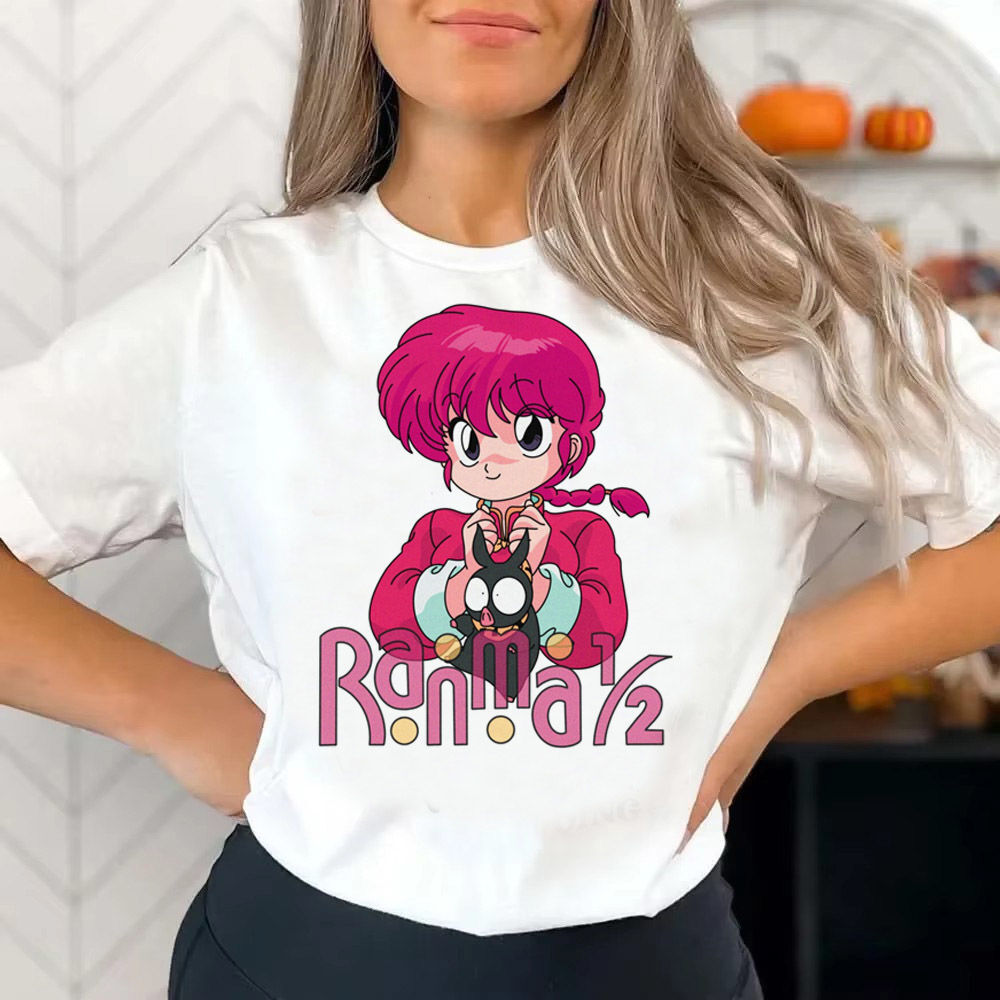 Women'S Fashion From The 80S - تي شيرت Ranma للمراهقين ريترو 80s