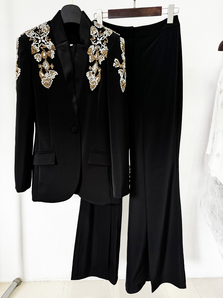 أحدث طقم بدلة نسائية من تصميم  - مراجعة Wide Leg Palazzo Pants وسعره