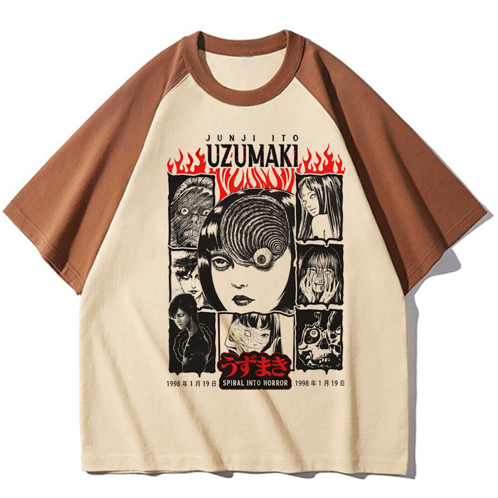 Junji Ito تي شيرت فتاة رقمية ع - مراجعة Women'S Fashion From The 80S وسعره
