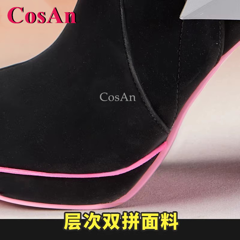 أحذية CosAn Game Arknights: En - مراجعة Women'S Fashion Leather Boots وسعره