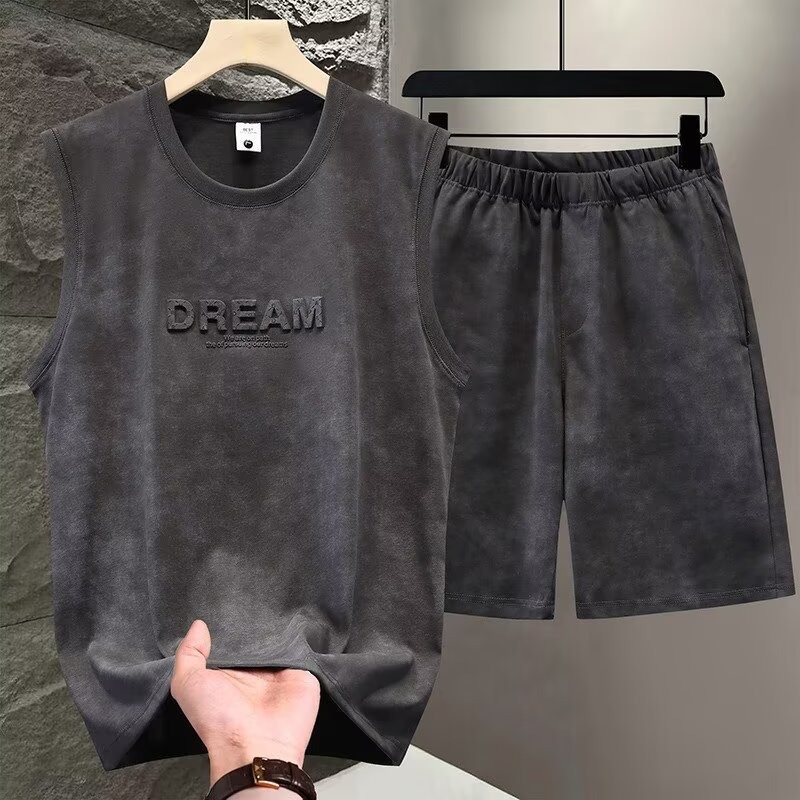 طقم صيفي من قطعتين للرجال بتصم - مراجعة Tie Dye Two Piece وسعره