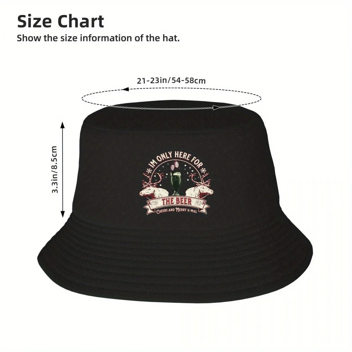 جديد أنا هنا فقط من أجل البيرة - مراجعة Bucket Hat Women وسعره