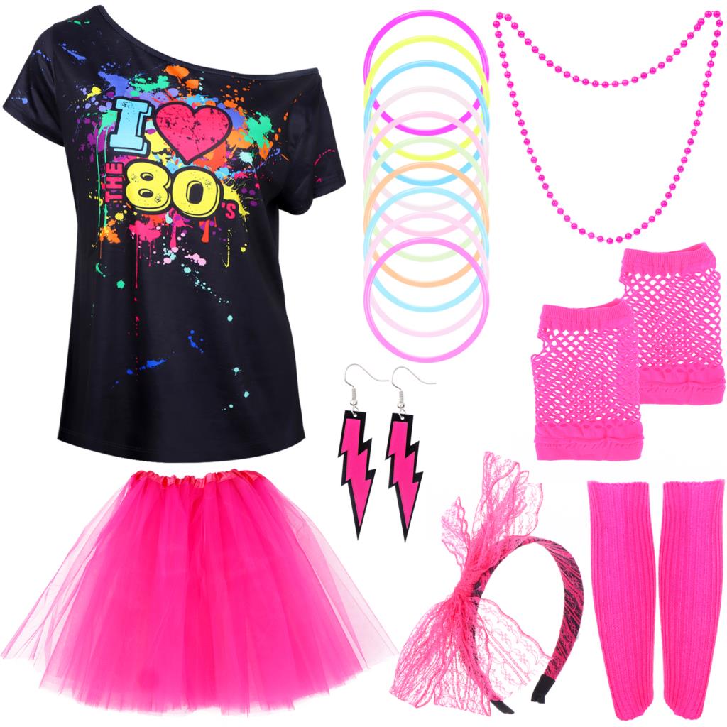 80s ملابس تنكرية اكسسوارات ريت - مراجعة Women'S Fashion From The 80S وسعره