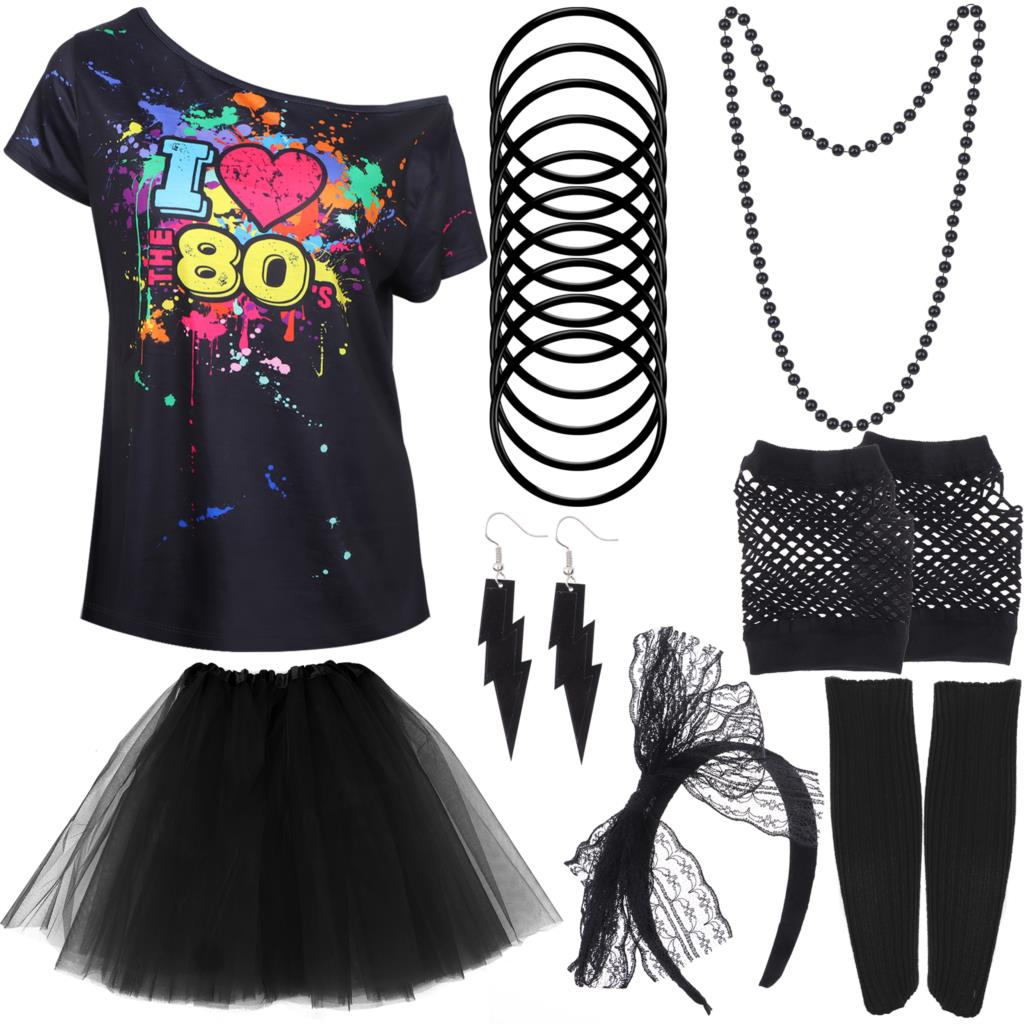 80s ملابس تنكرية اكسسوارات ريت - مراجعة Women'S Fashion From The 80S وسعره