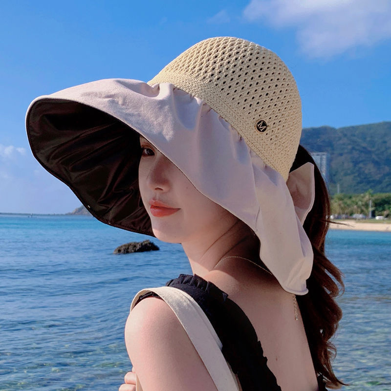 قبعة شمس نسائية سوداء واسعة ال - مراجعة Bucket Hat Women وسعره