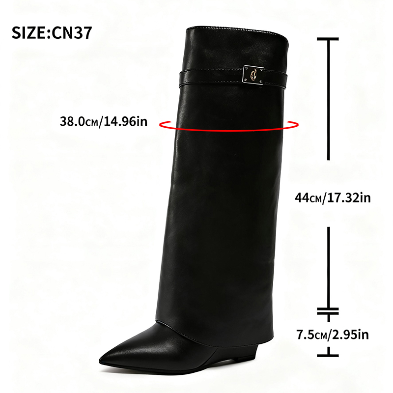 أسود بولي Leather جلد حذاء برق - مراجعة Women'S Fashion Leather Boots وسعره