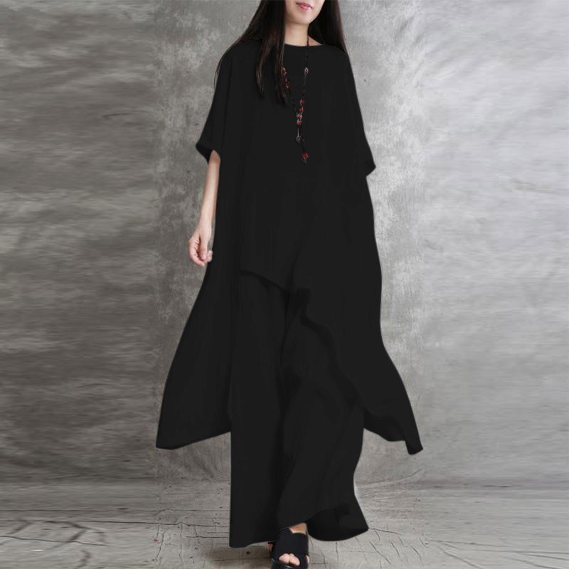 ملابس رياضية نسائية من الكتان  - مراجعة Wide Leg Palazzo Pants وسعره