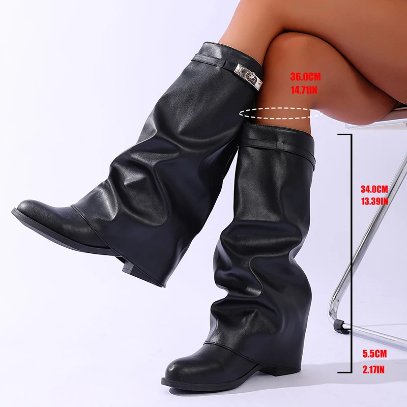العلامة التجارية تصميم أسود بو - مراجعة Women'S Fashion Leather Boots وسعره