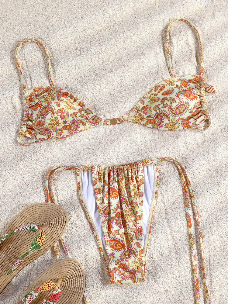 بدلة بيكيني مكونة من قطعتين 20 - مراجعة Tie Dye Two Piece وسعره