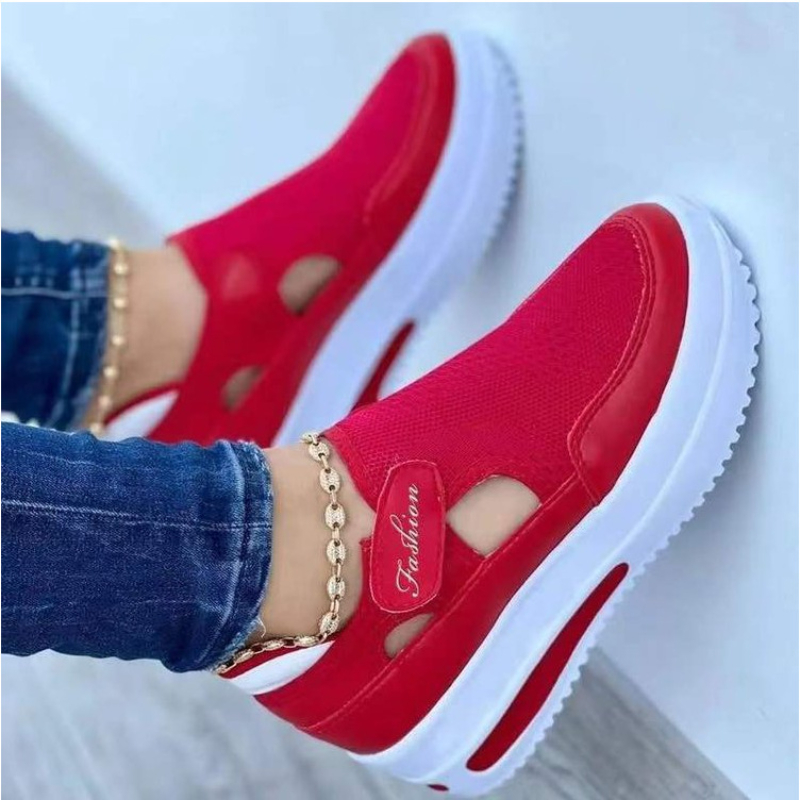 أحذية رياضية نسائية حمراء جديد - مراجعة Women'S Fashion Tennis Shoes وسعره