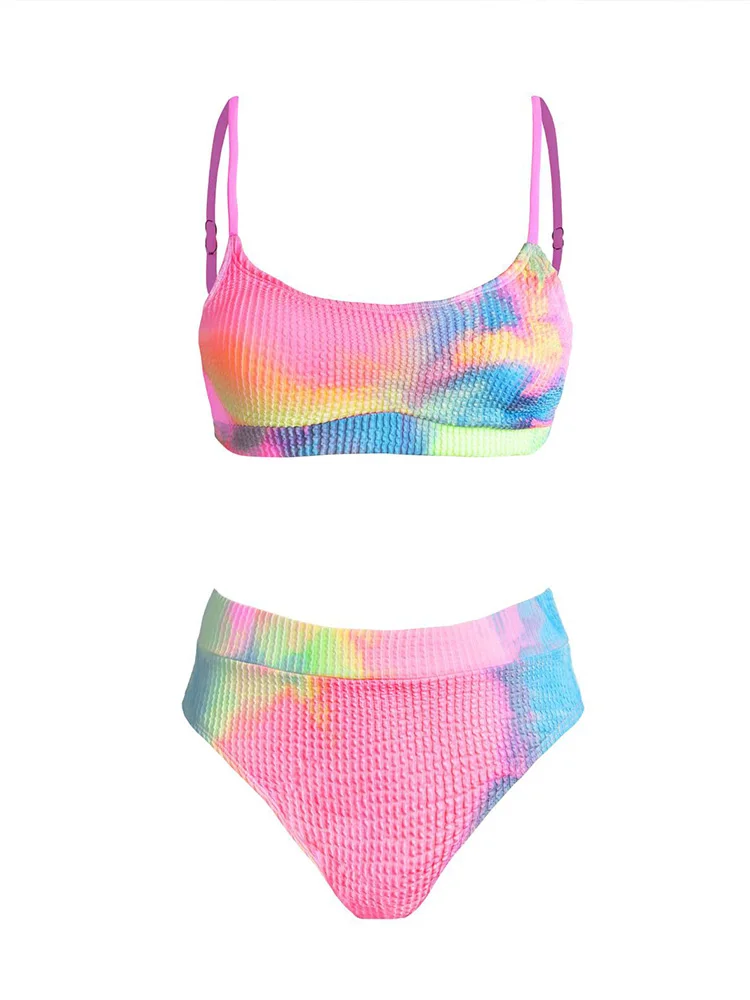 UETEEY مثير السباغيتي حزام الت - مراجعة Tie Dye Two Piece وسعره