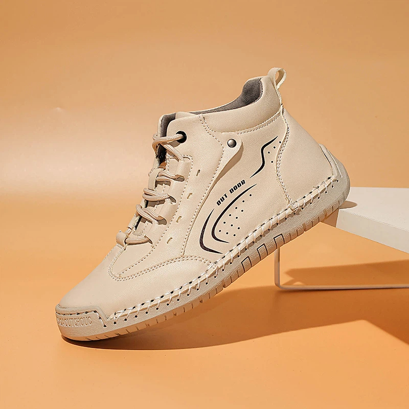 أحذية جلدية عصرية مريحة للنساء - مراجعة Women'S Fashion Leather Boots وسعره