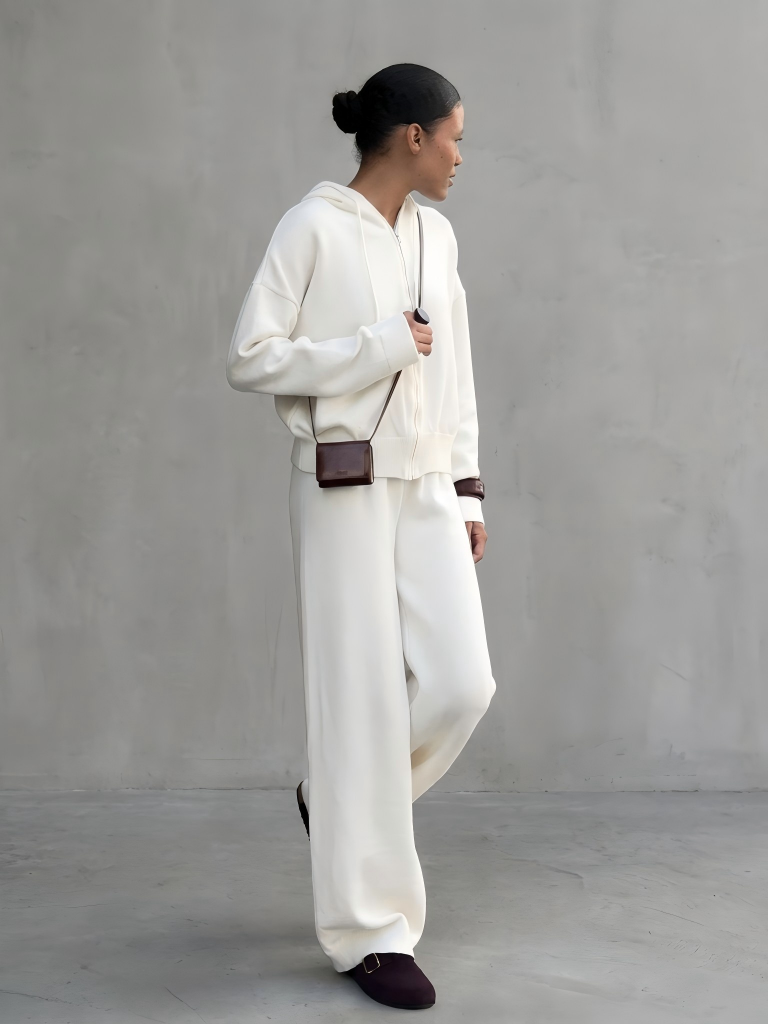طقم نسائي كاجوال من قطعتين من  - مراجعة Wide Leg Palazzo Pants وسعره