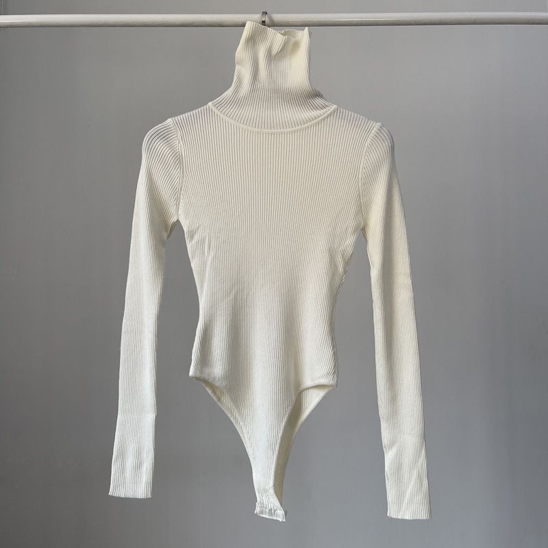 ملابس داخلية نسائية بأكمام طوي - مراجعة Turtleneck Bodysuit وسعره