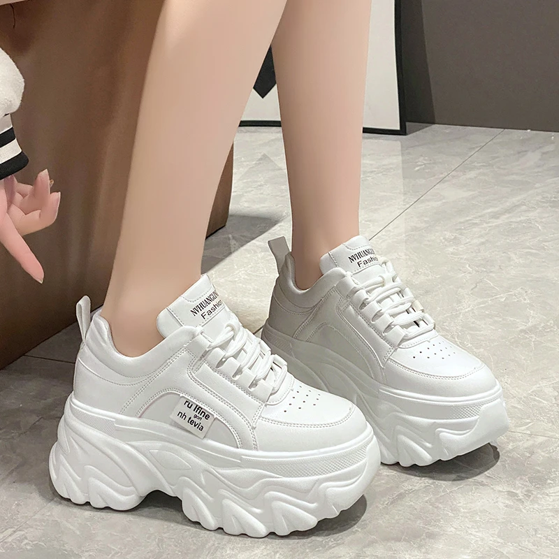 أبيض أسود أحذية رياضية مكتنزة  - مراجعة Women'S Fashion Tennis Shoes وسعره