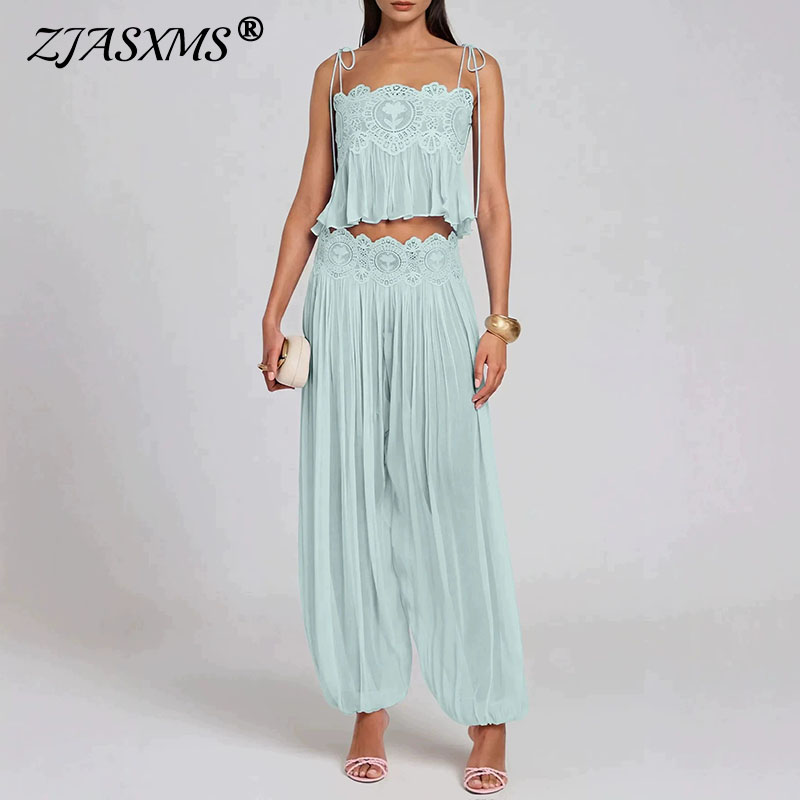 طقم بوهو من قطعتين بتطريز دانت - مراجعة Tie Dye Two Piece وسعره